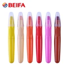 Beifa BRCY00028 Bathroom Glass Surface Use Fluorescent Color Baby Kids Crayon Set, Twistable No Toxic Crayon