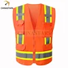 ANSI 107 American Style Fluorescent High Visibility Reflective Safety Vest Clothing for outdoor workers and polices