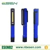 Operated cob led magnetic torch with pen clip for car repair