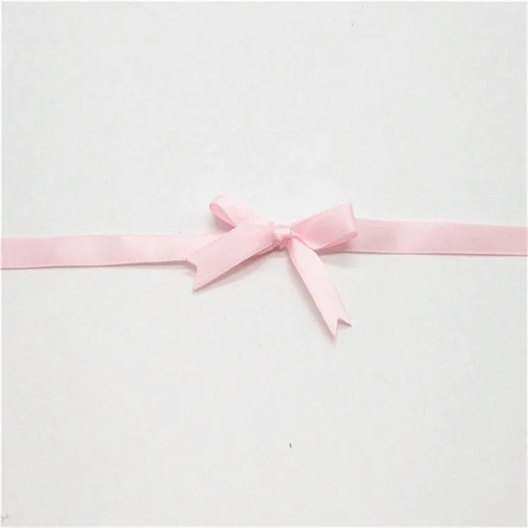 Festival party gift wrapping decorative pre tied pull bow ribbon with self adhesive