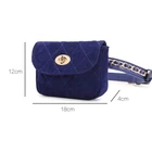 Fashion Leather Waist Bag Women Fanny Chest Bag Pack Female Plaid Belt Bags