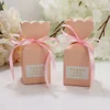 Wholesale Little Light Pink Vase Shape European Wedding Cheap Candy Boxes
