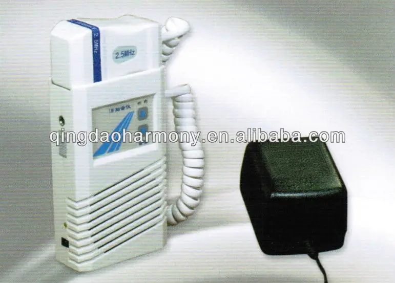 portable ultrasonis doppler fetal heart beat detector with