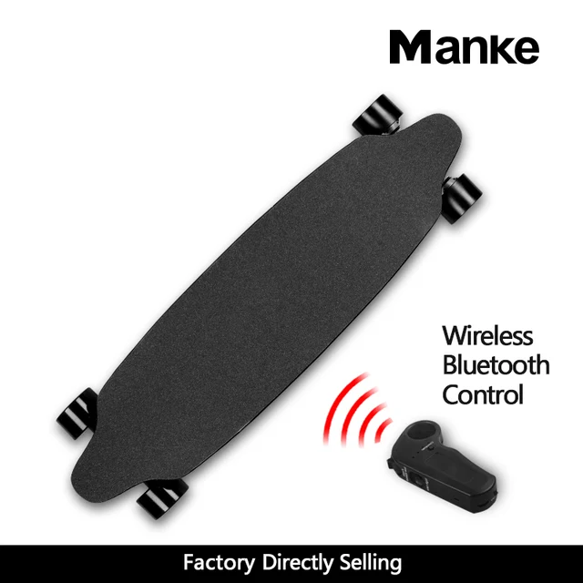 New arrival manke maple skateboard dual 600W boosted 6.6A four wheel electric skateboard with wireless remote control