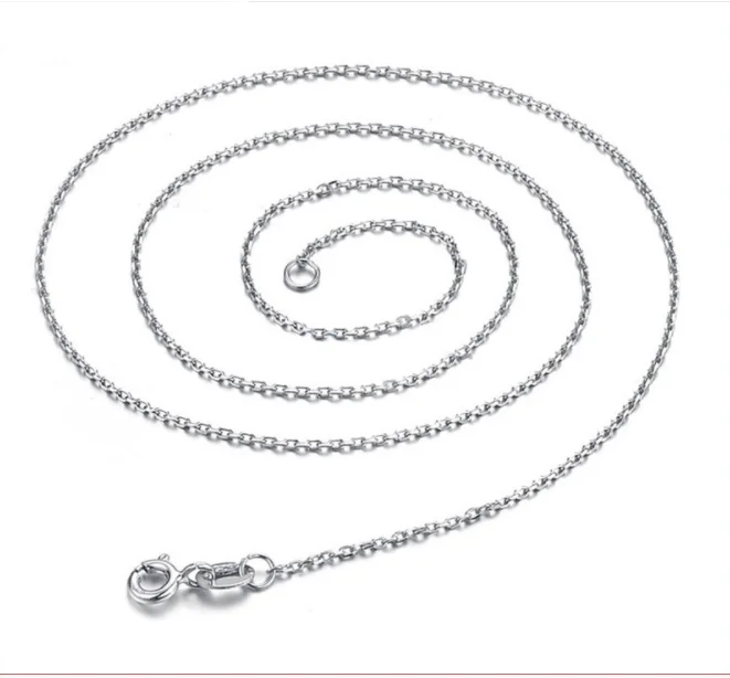 ELBLUVF Free Shipping Copper 925 Sterling Silver White Gold Plated Jewelry Simple Necklace Rolo Chain, Silver plated
ELBLUVF Free Shipping Copper 925 Sterling Silver White Gold Plated Jewelry Simple Necklace Rolo Chain, Silver plated