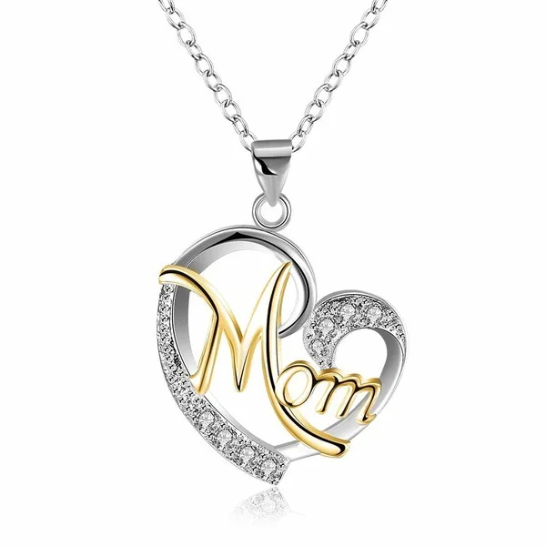 I Love You Mom GoldJewelry Personalized Mother's Birthday Gift MOM Letter Rhinestones Heart Pendant Necklace For Mom
I Love You Mom GoldJewelry Personalized Mother's Birthday Gift MOM Letter Rhinestones Heart Pendant Necklace For Mom