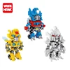 Wisehawk latest small block educational brick toy robot man for wholesale