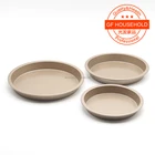 8 Inch Round Pizza Pan Baking Tray Champagne Gold Non-Stick Coating Pie Pan