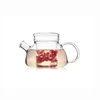 13.5oz(400ml) Eco-friendly clear glass teapot suitable for 2-3persons drinking
