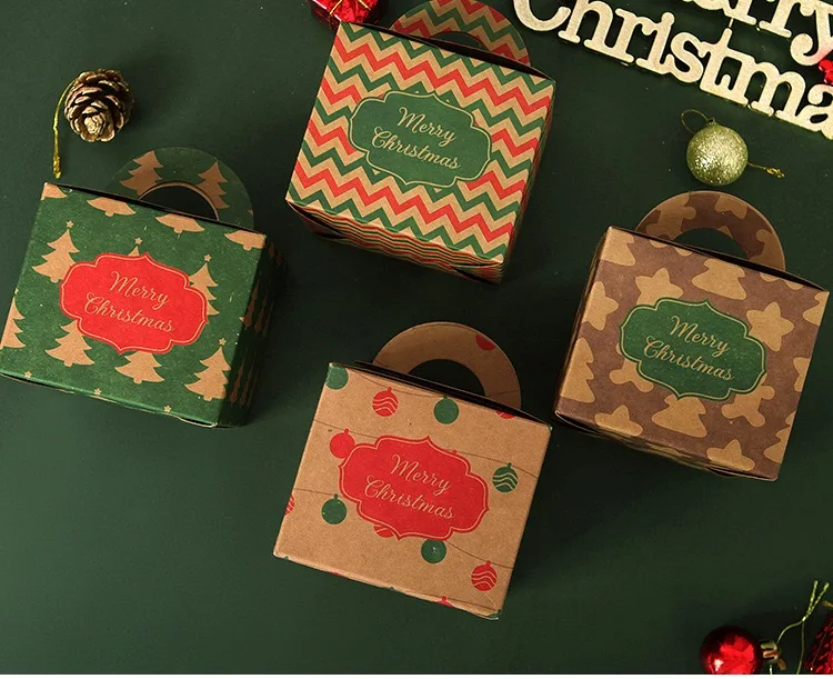 wholesale creative christmas eve apple candy packaging paper