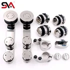 Rollers Shower Ss 304 Frameless Office Sliding Glass Door Hardware Fitting Stainless Steel Rollers For Shower Sliding Doors