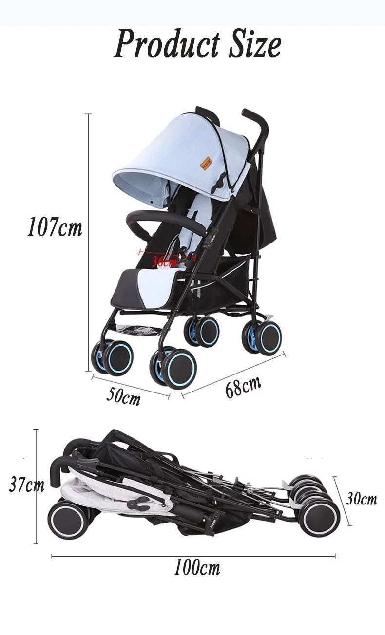 Luxury Baby Stroller Hapair with EN Certificate