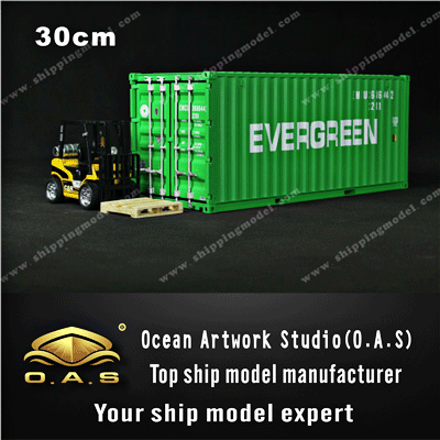 1:20 20GP EVERGREEN container model container scale model,miniature shipping container scale model,container model