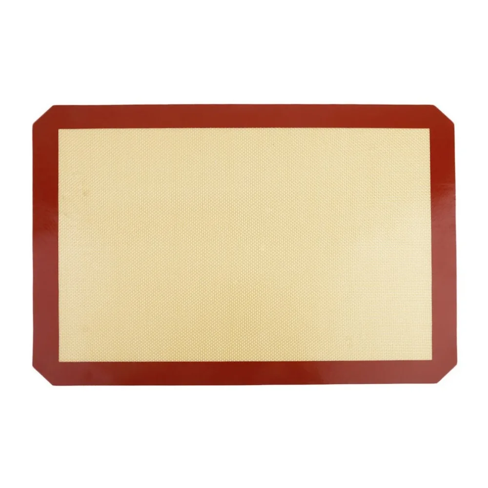 Reusable Non-Stick Silicone Glass Fiber Baking Mat Pad Sheet Rolling Dough Mat for Cake Cookie sprays Macaron 42*29.5cm
Reusable Non-Stick Silicone Glass Fiber Baking Mat Pad Sheet Rolling Dough Mat for Cake Cookie sprays Macaron 42*29.5cm