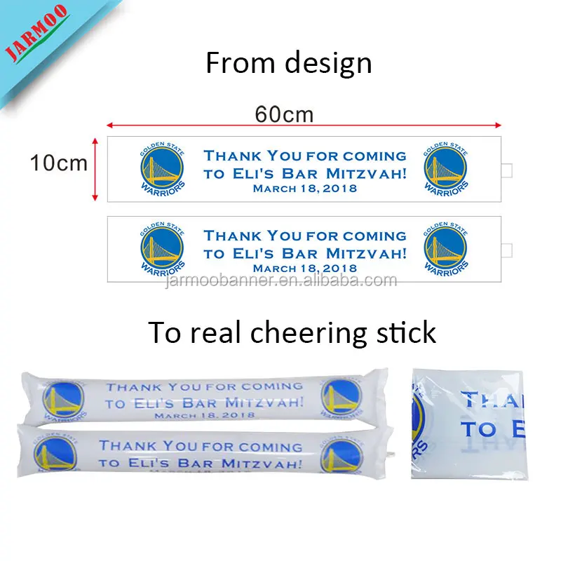 inflatable cheering stick