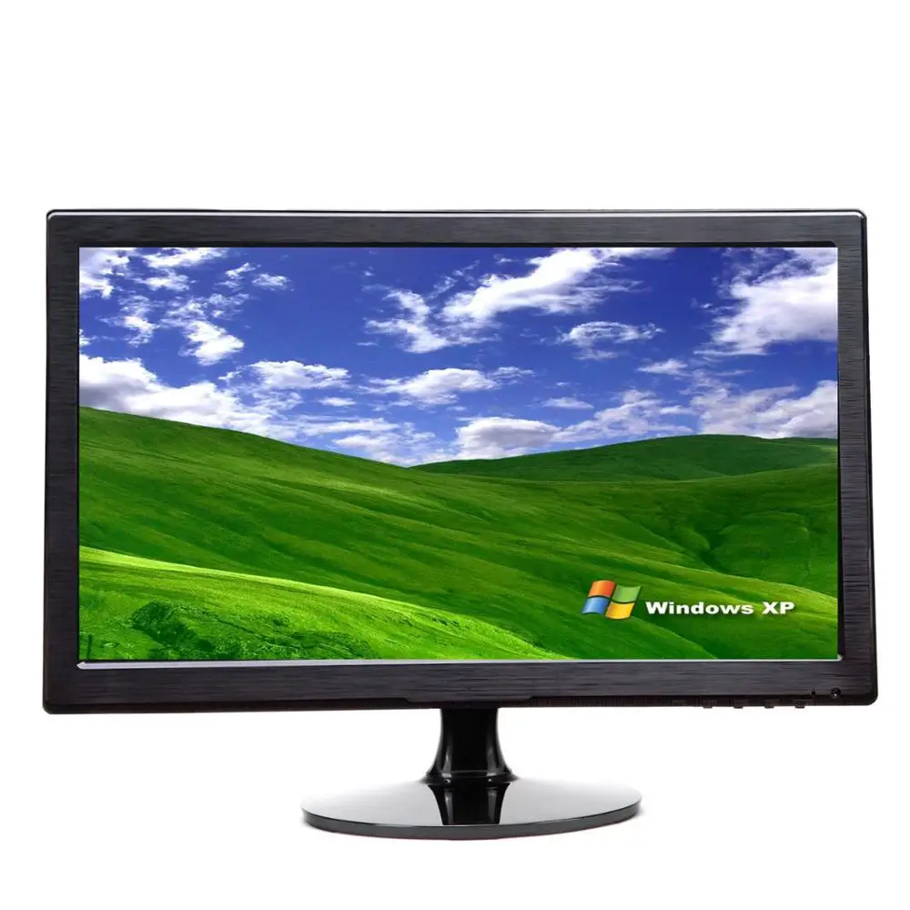 Hot 15.6 Inch Wide Led Monitor 169 Pc Computer Monitor Vga Dvi Speaker