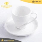 Hot selling Top Grade porcelain tea pot with matched cup and saucer+print large mug cups