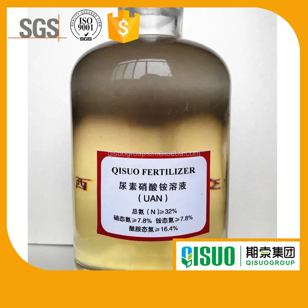 Uan Liquid Fertilizer,N 28 30 32 Material For Liquid Fertilizer