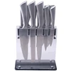 2019 High quality steak knife set stainless steel kitchen knife set wth acrylic block