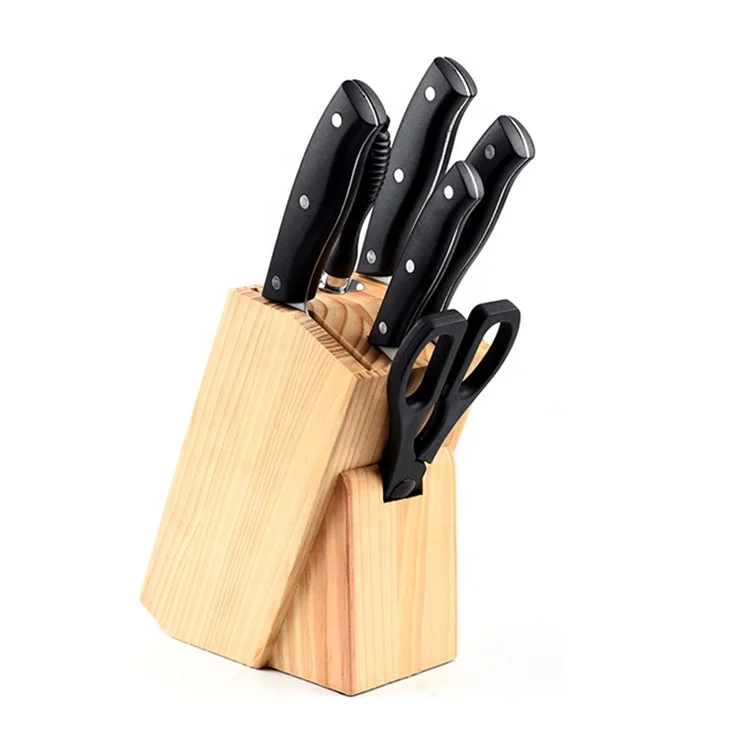 High Wear Resistance 7pcs Culinary Knives Chef Knife Sets with Wood Block Professional Chef knives, Silver+black
High Wear Resistance 7pcs Culinary Knives Chef Knife Sets with Wood Block Professional Chef knives, Silver+black
