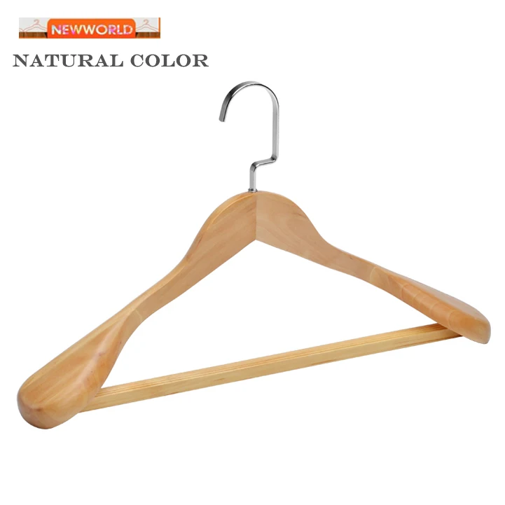 Cheap custom clothes wooden coat custom hangers