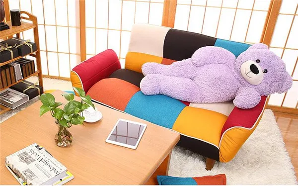 Merax Sofá de suelo ajustable para habitación pequeña, sofá futón plegable  con 2 almohadas, sofá de juegos de piso para habitación de niños, sala de