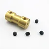 Brass rigid shaft couplers 2mm
