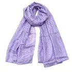 Newest fashion solid muslim scarf women hijab with stud