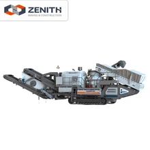 Zenith mobile jaw crusher, mobile vertical shaft impact crusher crushing plant