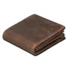 2018 Wholesale New designer best brand blank pu purse custom fashion vintage style genuine Business leather wallet men