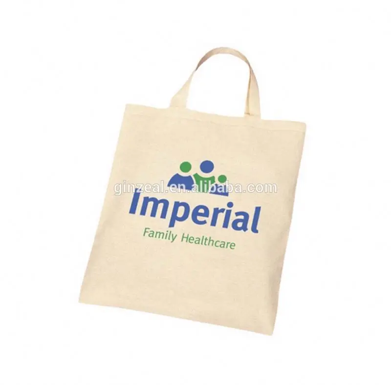 wholesale plain tote bag cotton with logo printing fabric bag