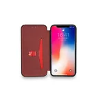 Wholesale customized color phone case for iphone x xs slim pu leather cover