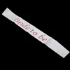 new style bride to be sash with rhinestone for wedding hen party accessories LP