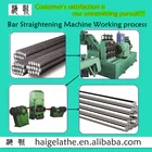 mechanical manufacturing widely application round steel bar straightening and cutting machine