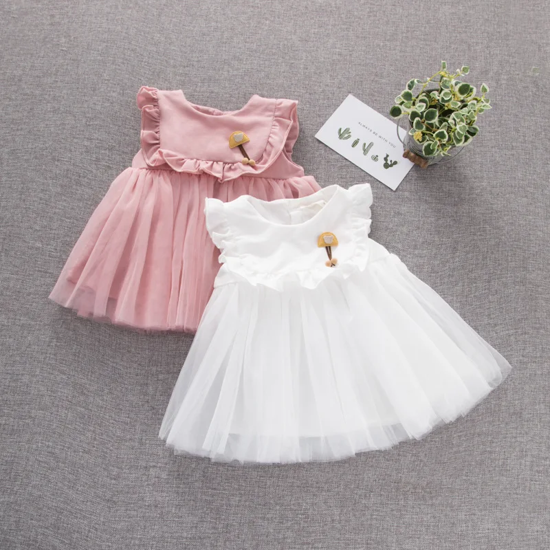 Infant Baby Girl Princess Dress Cotton Tulle Patchwork Toddler Summer Dress Newborn Outfit Clothes Pink White for 0-3 Years
Infant Baby Girl Princess Dress Cotton Tulle Patchwork Toddler Summer Dress Newborn Outfit Clothes Pink White for 0-3 Years