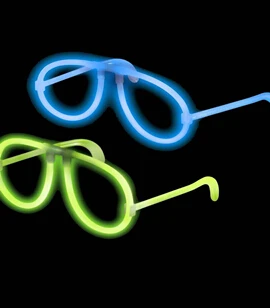 Custom Soft DIY Flashing light Eyewear, shape change multicolor light stick eyeglass