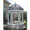 Garden Large Hand Carved Wholesale Outdoor Stone Round Gazebo With Metal Roof