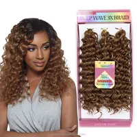 

230g/pack Freetress Deep Wave/Jerry Curly Best Synthetic Hair 10inch free tress crochet braids deep twist savanna jerry curl