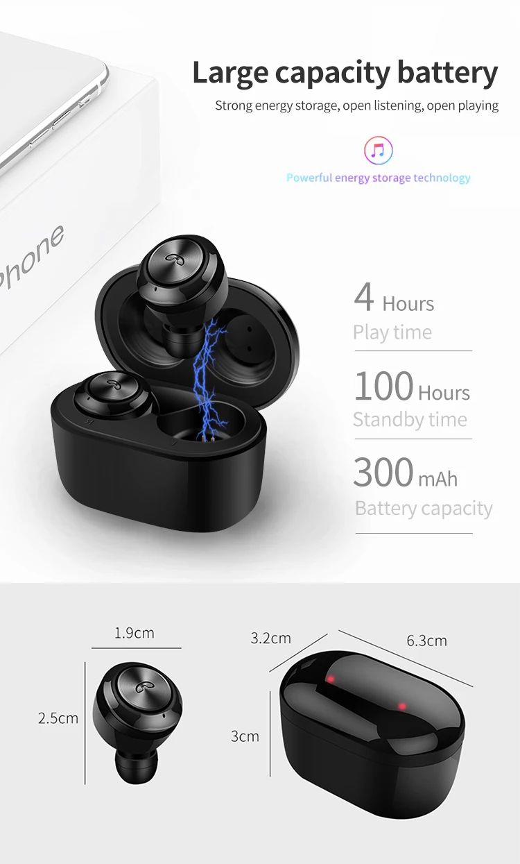BT 5.0 TWSF6 A6 TWS Wireless Earphones i8 i9s Wireless Earbuds with Charging Case - ANKUX.COM