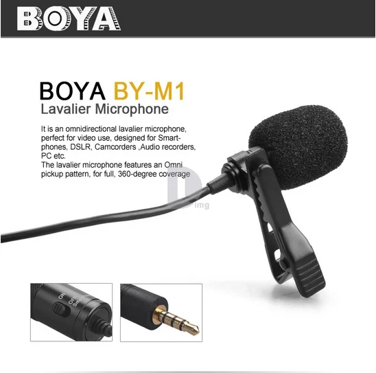 BY-M1 dslr Microphone BOYA Mic BY-M1 Lavalier Microphone 2.png