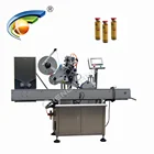 Electric driven 10ml bottle labeling machine,horizontal battery labeling machine