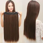 Customized Color European Quality 100% Human Hair Natural Clip Single Hair Extension Wholesale