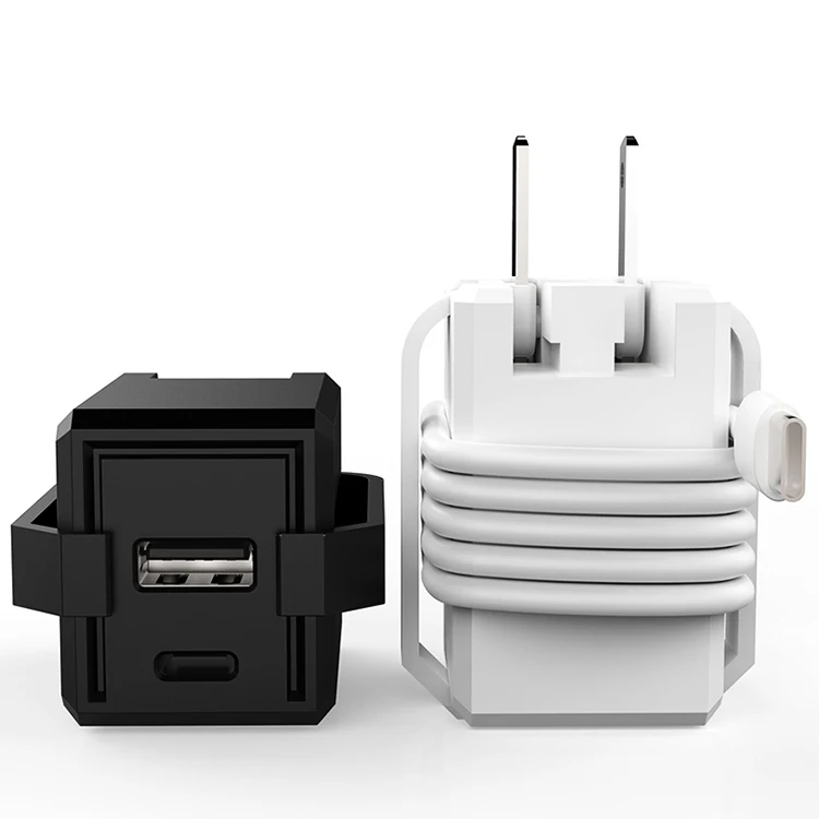 Fashion Design Universal Worldwide Type-C Charger Travel phone Charger With Cable Organizer portable charger RK-C001, Black white
Fashion Design Universal Worldwide Type-C Charger Travel phone Charger With Cable Organizer portable charger RK-C001, Black white