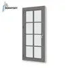 Modern new design residential aluminum internal swing casement flush glass door for villa