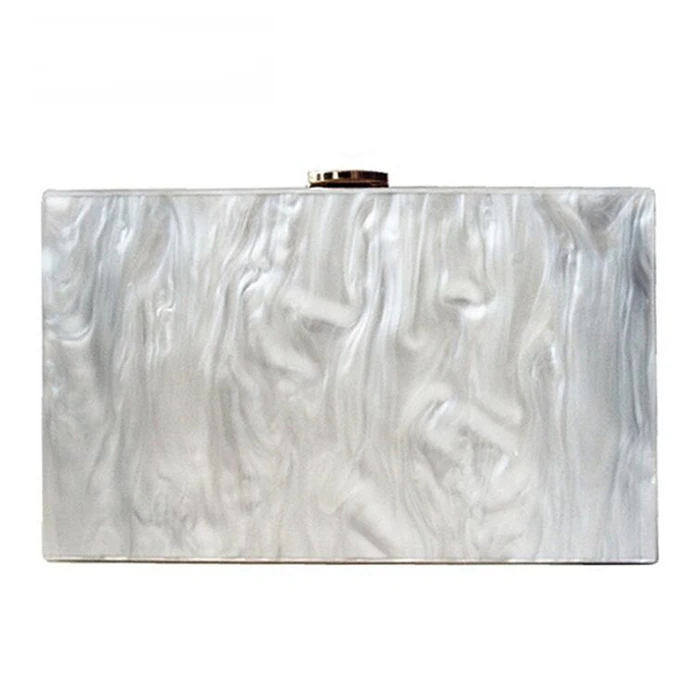 white acrylic bag