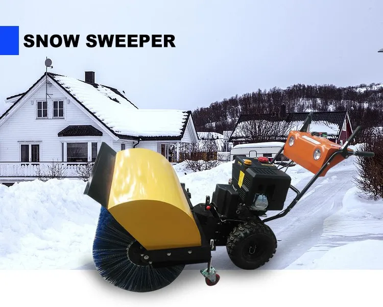 5hp/ 13hp/15hp gasoline snowplow snowblower sweeper snow removal