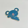Wholesale cheap custom gold pin badge, pentagram enamel pin name metal button custom badge