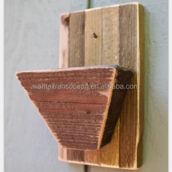 handmade reclaimed wooden hanging pole - mini format for