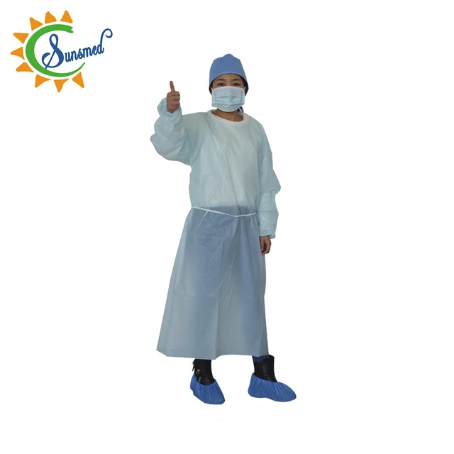 plastic gowns disposable cpe gowns cpe surgical gowns