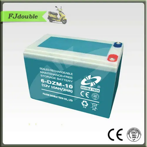 6-DZM-10 Lead acid ebike/scooter/bicycle battery 10AH